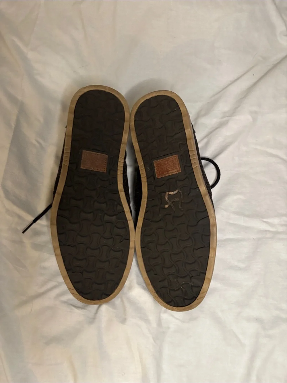 TOMS Men’s M9 Charcoal Woven Moc Toe Chukka Lace Up Shoes